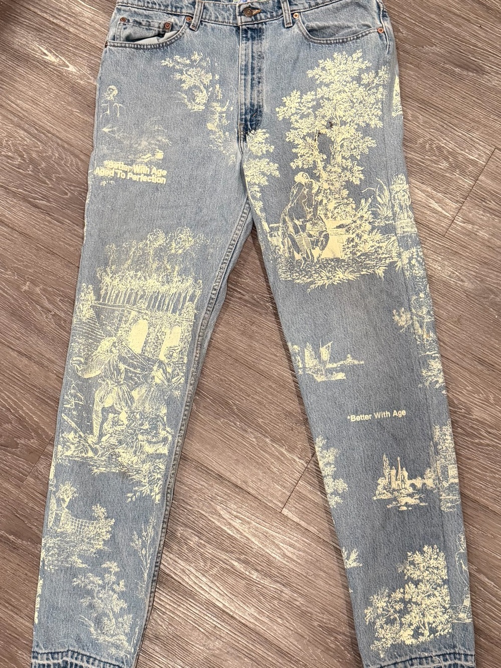 Better With Age x Levi’s Toile Graphic Denim Jeans | Rare